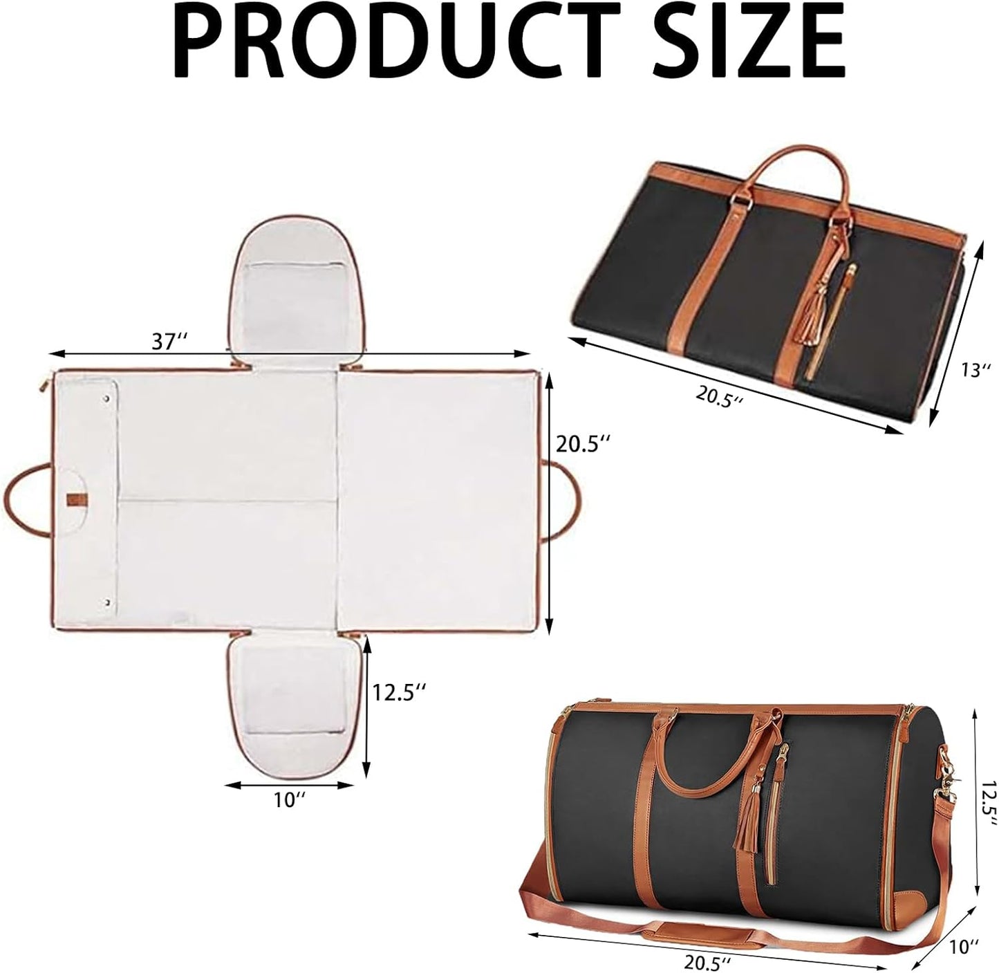 حقيبة عملية وخفيفة لتنظيم ملابس العمرة