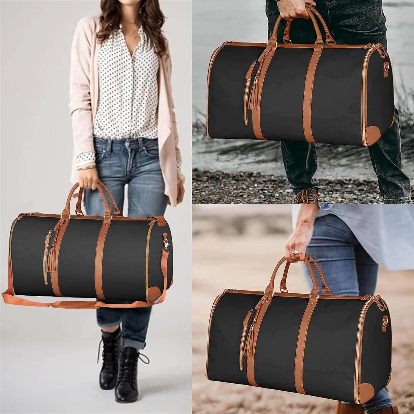 حقيبة عملية وخفيفة لتنظيم ملابس العمرة