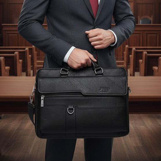 Sac Business Professionnel JEEP Buluo en cuir split premium