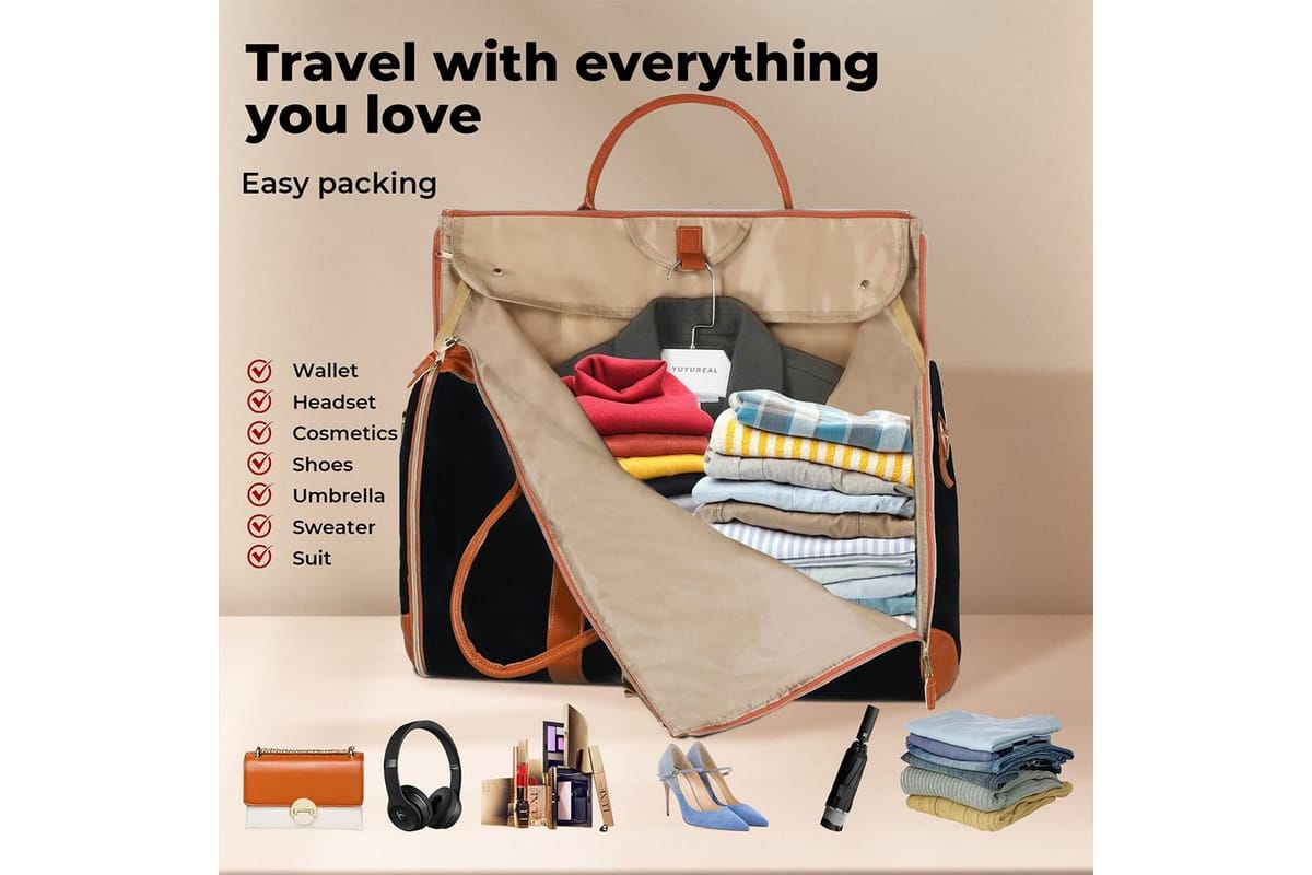 👜 Sac de Voyage Business 2-en-1 avec Housse Porte-Costume Intégrée